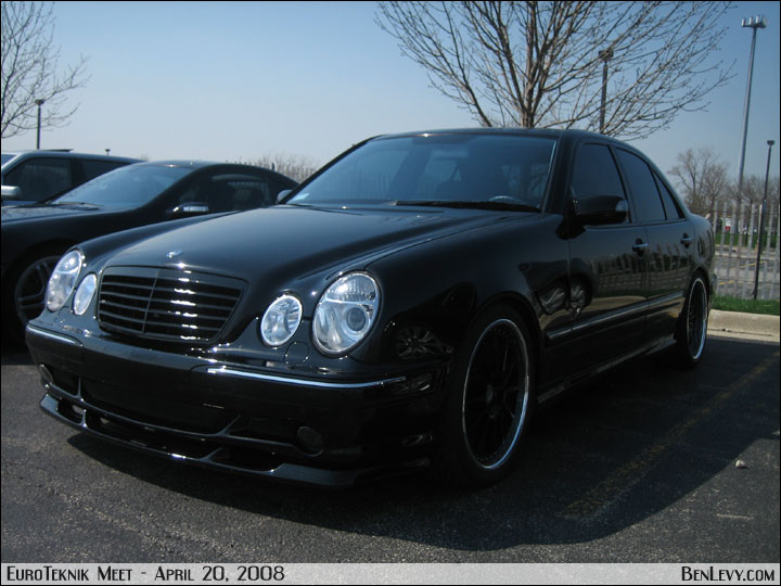 Black MercedesBenz E55 AMG