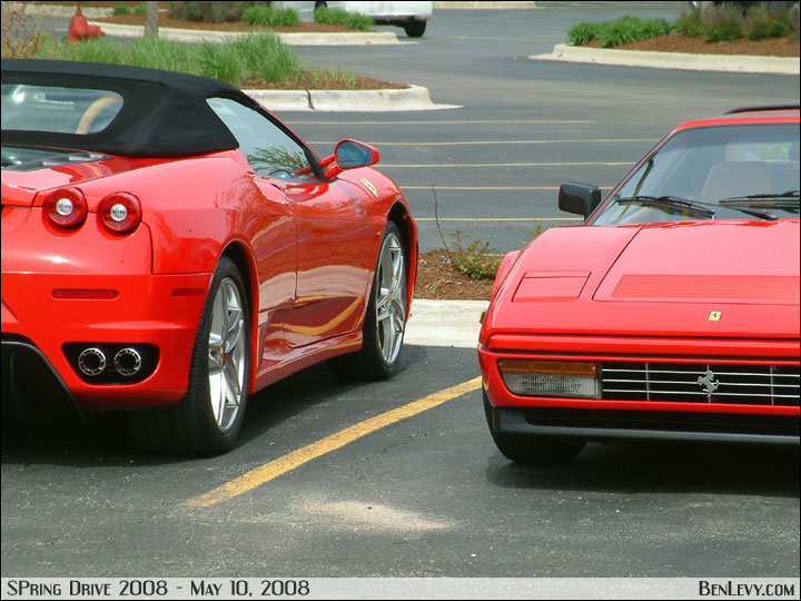 New and Old Ferraris