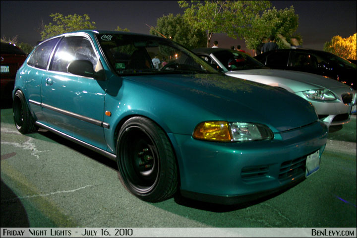My submission is a Civic with stretched steelies