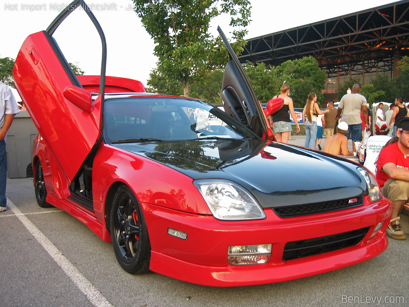 Red Honda Prelude SH