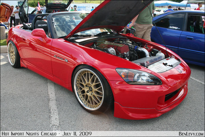 S2000 with WORK VSXX in Extreme Gold