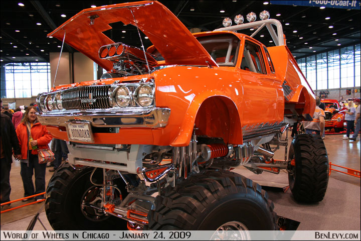 Orange 1974 Datsun 620 4X4