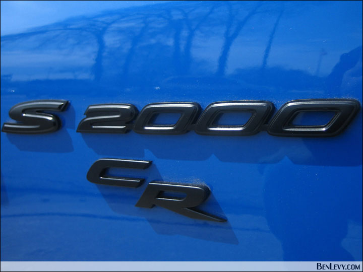 Honda S2000 CR Emblem