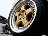 Gold OZ Racing Wheel