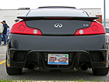 Infiniti G35 Coupe with custom rear bumper
