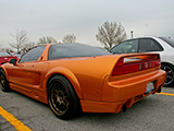 Custom Orange Acura NSX
