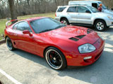 Toyota Supra with Vented Hood