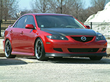 Mazda6 with Carbon Fiber Hood