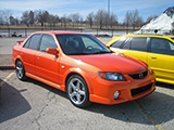 Mazdaspeed Protege in Orange