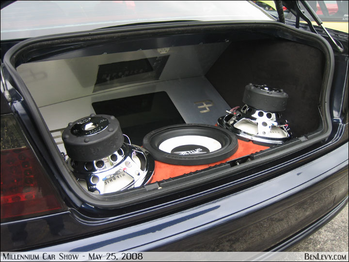 Subwoofers in a BMW