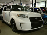 Scion xB with blacked-out grill