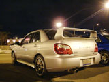 Silver Subaru WRX STi