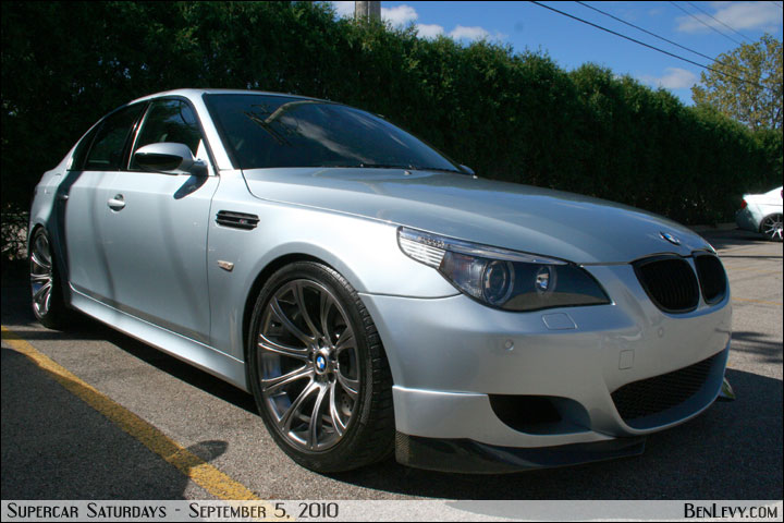 Silver BMW M5