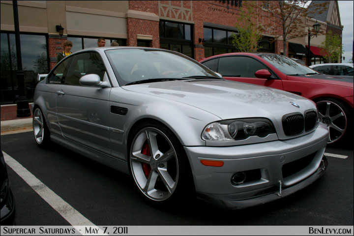 Silver BMW M3