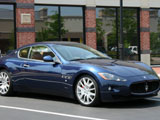 Blue Maserati GranTurismo