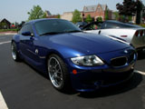 Blue BMW M Coupe