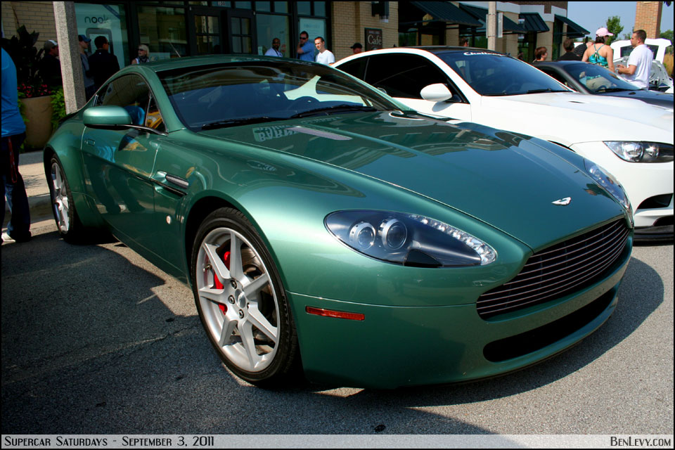 Green Aston Martin Vantage Coupe