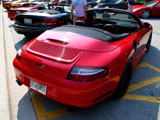 Red Porsche 911 Convertible