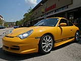 Yellow 911 GT3