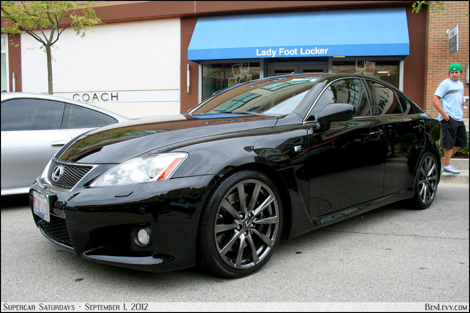 Black Lexus IS-F