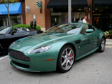 Green Aston Martin Vantage