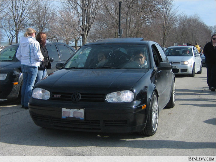 Black VW GTI