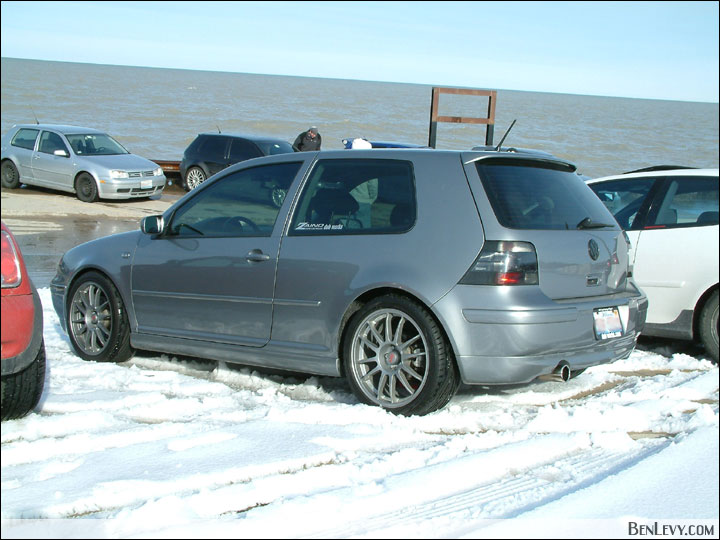 Grey Volkswagen GTI