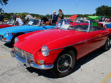 Red MG Roadster