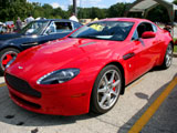 Red 2007 Aston Martin V8 Vantage