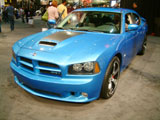 Blue Dodge Charger SRT8
