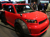 Scion xB with Five Axis Design 3” fender flares