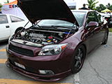 Scion tC with mesh grill