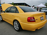 Yellow Audi S4