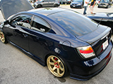 Scion tC with gold wheels