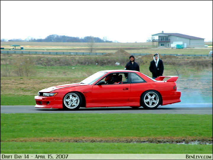 Red 240SX Coupe