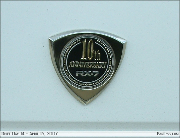 10th Anniversary RX-7 Emblem