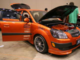 Custom Orange Kia Rio