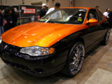Orange and Black Chevy Monte Carlo