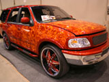 Ford Expedition with Skull paintjob