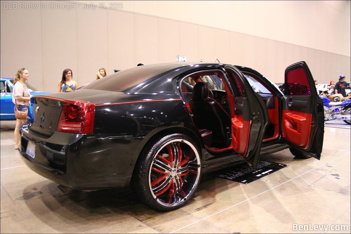 Dodge Charger with Red Interior