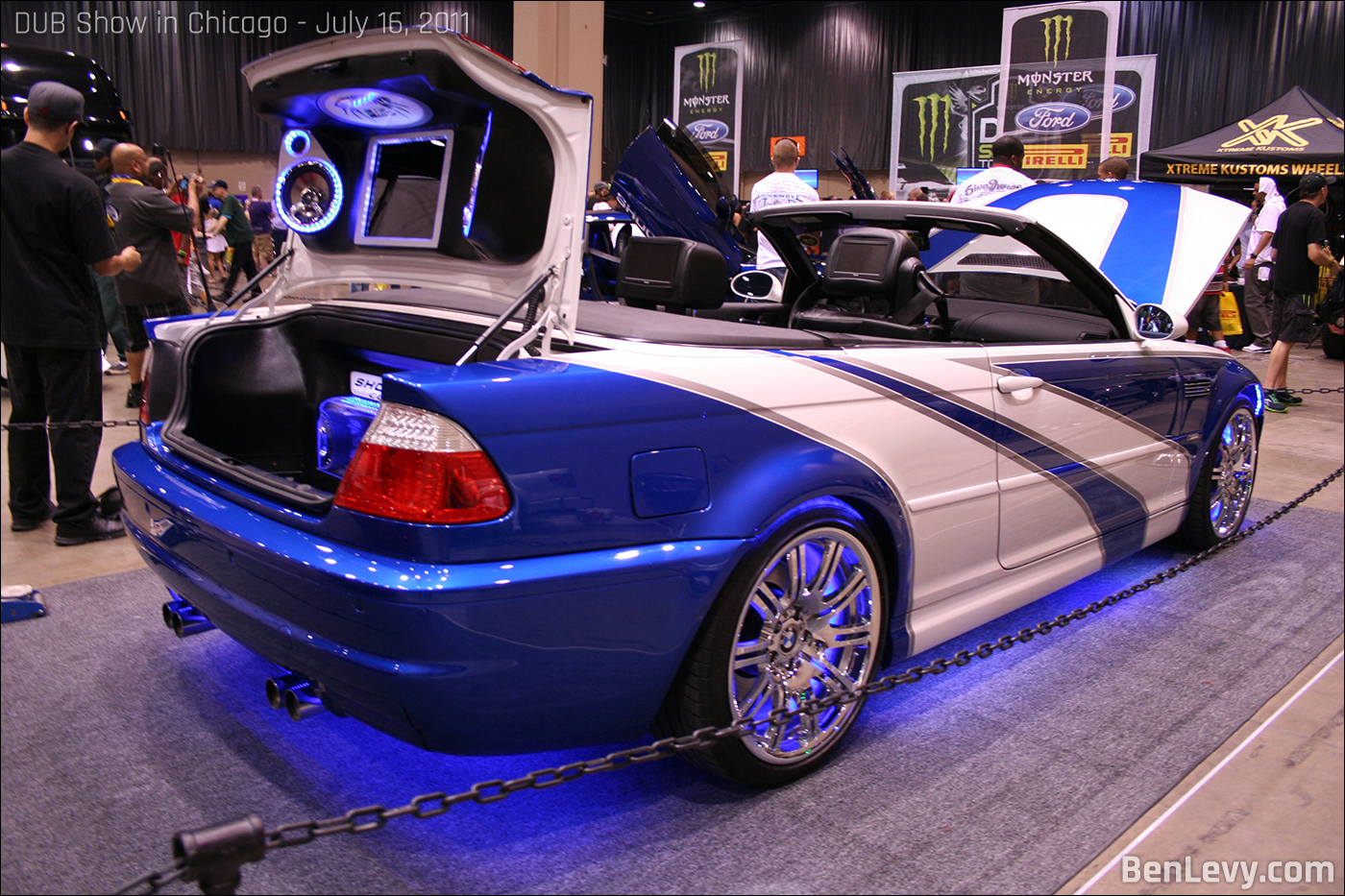 BMW M3 with Neon Lights