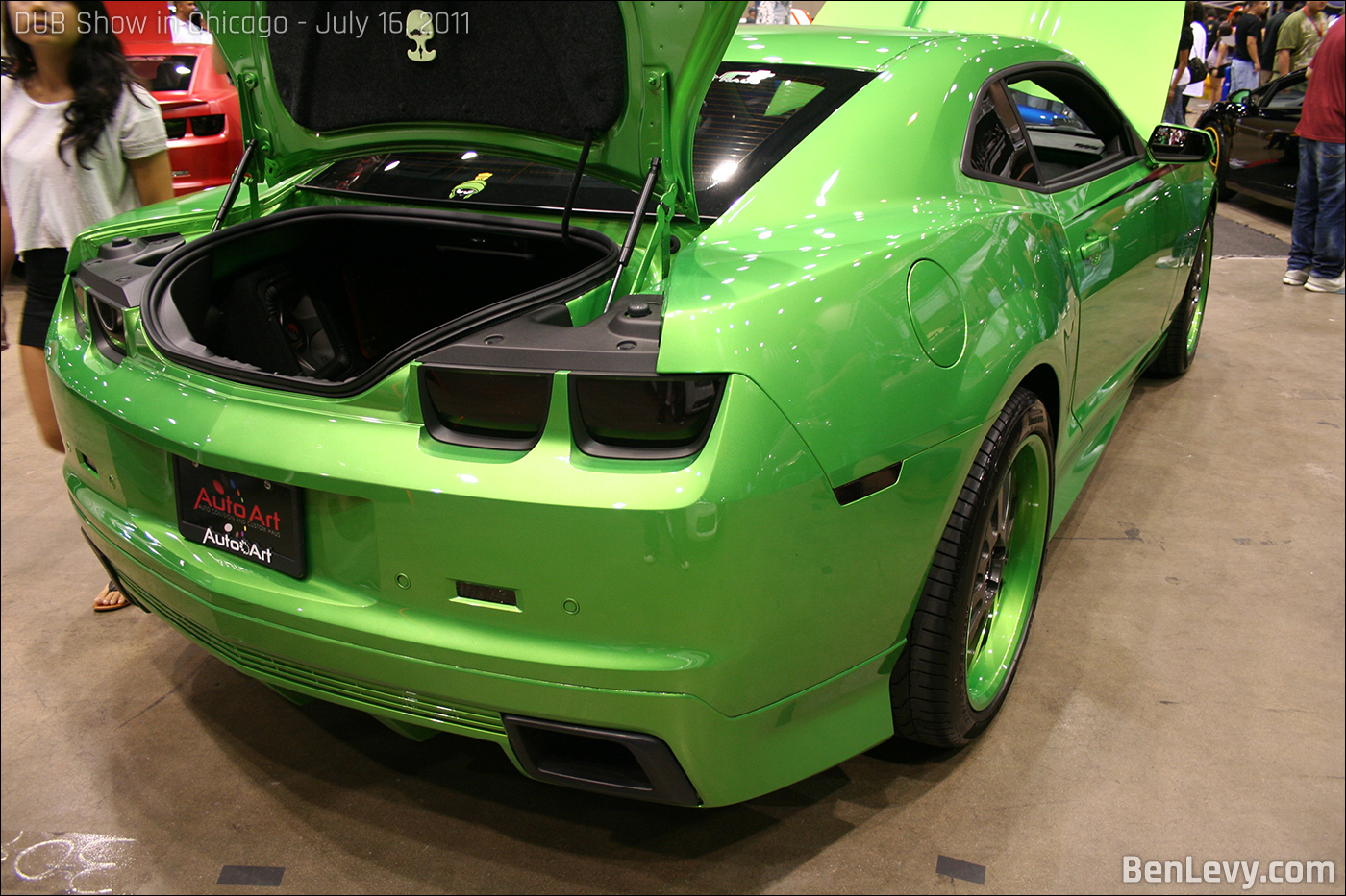 Green Chevy Camaro