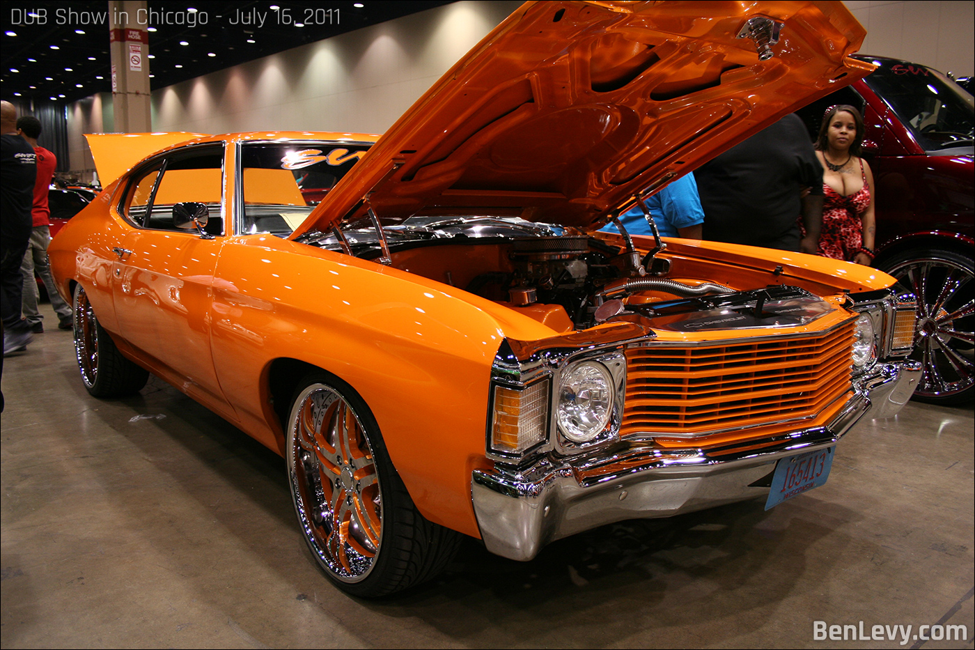 Orange Chevrolet Chevelle 2dr hardtop coupe