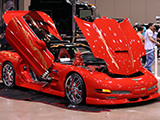 Red Chevrolet Corvette