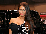 Model at the DUB Show