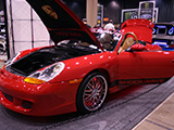 Red Porsche Boxster