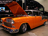 Classic Orange 1955 Chevy
