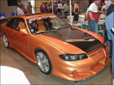 Orange Nissan 240SX