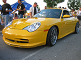 Yellow Porsche GT3