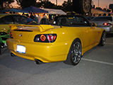 Yellow Honda S2000